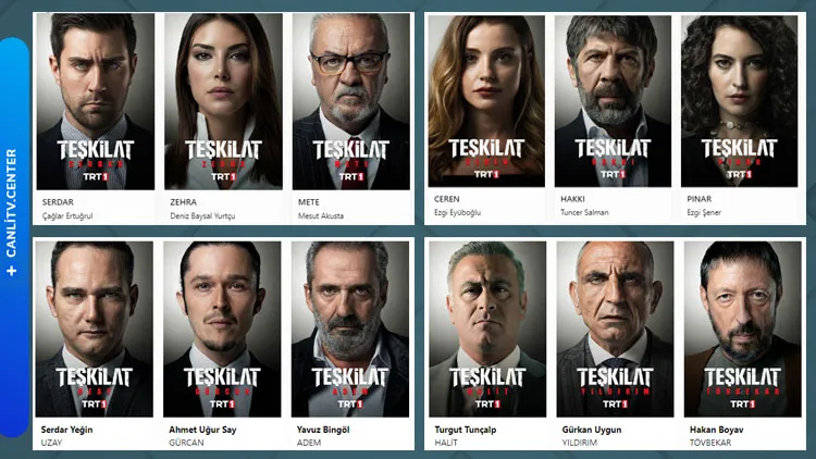 teskilat dizisi oyunculari